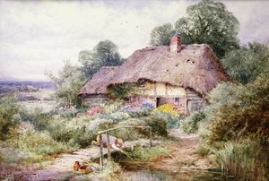 Chytání Tiddlerů v Eastbury, Berkshire od Henry John Sylvester Stannard