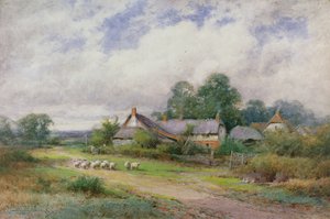 Domov z trhu, Bedfordshire Hamlet od Henry John Sylvester Stannard