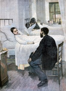 Návštěvní den v nemocnici, 1893