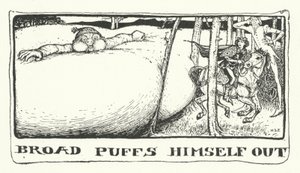 Broad Puffs Himself Out (rytina) od Henry Justice Ford