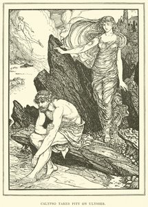 Calypso zaútočí na Ulyssese od Henry Justice Ford