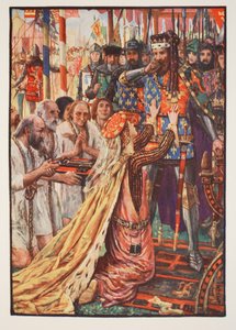 Edward III v Calais, ilustrace z 