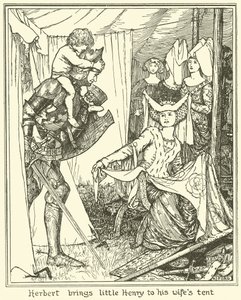Herbert přivádí Malého Henryho do jeho stanu manželek od Henry Justice Ford