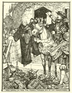 Jak Jindřich VIII. nechal vyhnat mnichy z klášterů od Henry Justice Ford