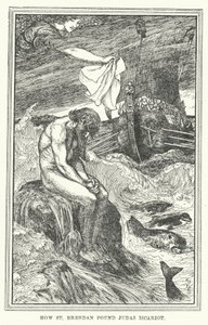 Jak svatý Brendan našel Jidáše Iškariotského (litho) od Henry Justice Ford