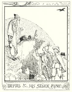Ilustrace k Pokroku poutníka od Johna Bunyana (litografie)