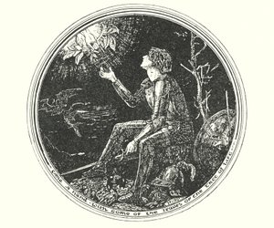 Ilustrace k Pokroku poutníka od Johna Bunyana (litografie) od Henry Justice Ford
