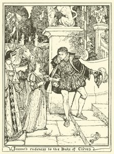 Jeannes Rudeness vévodovi z Cleves od Henry Justice Ford