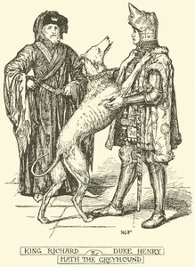 Král Richard a vévoda Henry Math the Greyhound od Henry Justice Ford