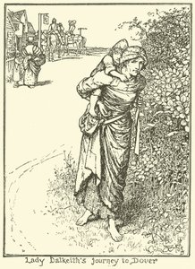 Lady Dalkeiths Journey to Dover od Henry Justice Ford