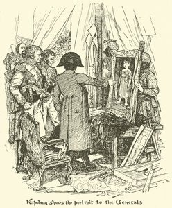 Napoleon ukazuje portrét generálům od Henry Justice Ford