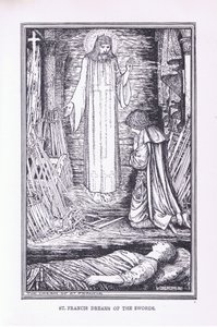 Svatý František sní o meči, 1912 od Henry Justice Ford