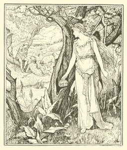 Sylvain a Jocosa (rytina) od Henry Justice Ford