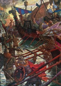 Vylodění Dánů od Henry Justice Ford