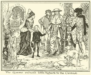 Královna svěřila malého Richarda kardinálovi od Henry Justice Ford