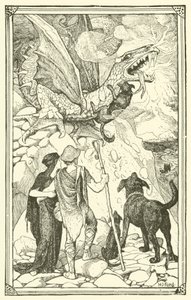 Tři psi (rytina) od Henry Justice Ford