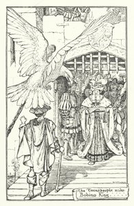 The Townpeople Make Bobino King (rytina) od Henry Justice Ford