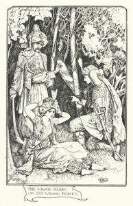 Špatné hlavy na špatných tělech (rytina) od Henry Justice Ford
