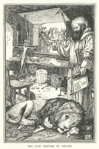 Lev odmítá odejít (litho) od Henry Justice Ford