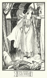 Ve dveřích se objevila krásná židovka (rytina) od Henry Justice Ford