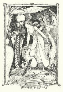 Zelida objevuje písmo na baňce (rytina) od Henry Justice Ford