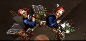 Anamorfní Vanitas od Henry Kettle