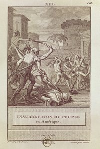 Povstání amerického lidu v roce 1768, vyryto Davidem