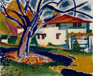 Modré stromy, 1915-1916. od Henry Lyman Saÿen
