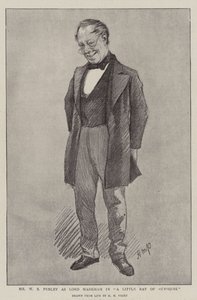 Pan W. S. Penley jako lord Markham ve filmu A Little Ray of Sunshine (litho)