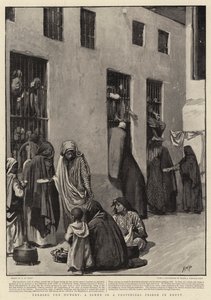 Krmení hladových, scéna v provinční věznici v Egyptě od Henry Marriott Paget