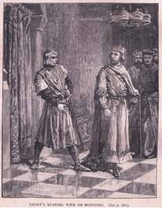 Henryho hádka s De Montfortem od Henry Marriott Paget