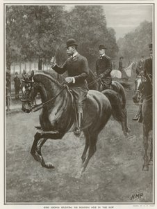 Každodenní jízda krále Jiřího v Hyde Parku od Henry Marriott Paget