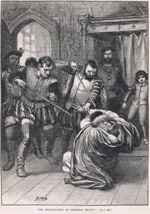 Atentát na kardinála Beatona 1546 od Henry Marriott Paget