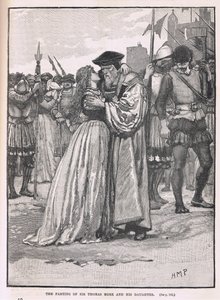Rozloučení sira Thomase More a jeho dcery 1534 od Henry Marriott Paget