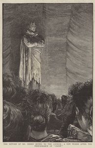 Návrat pana Henryho Irvinga do lycea, pár slov po představení Fausta od Henry Marriott Paget