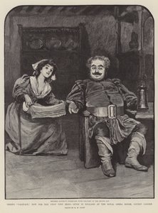 Verdiho Falstaff, nyní poprvé uváděný v Anglii v The Royal Opera House, Covent Garden