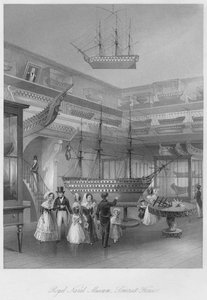 Královské námořní muzeum, Somerset House, c1841