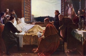Poslední okamžiky Raphaela (barevné lito)