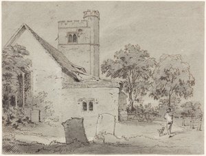 Kostel Aldenham, Hertfordshire od Henry Monro