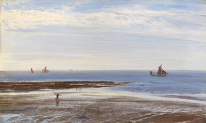 Poblíž Margate - Večer, 1870 od Henry Moore