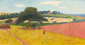 Les Chaumes en Guidel, 1891. od Henry Moret
