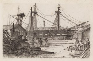 Západní Indián v Cox and Curlins Yard, Limehouse