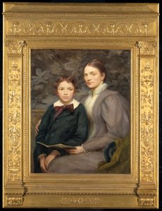 Paní William T. Evans a její syn, 1895.