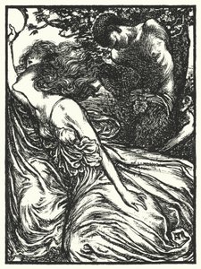 Matthew Arnold báseň: Empedokles na Etně (rytina)