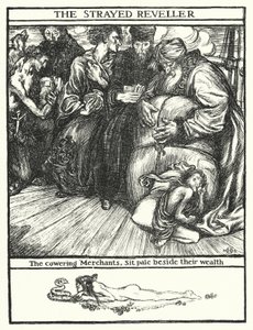 Báseň Matthew Arnold: The Strayed Reveler (rytina) od Henry Ospovat