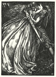 Matthew Arnold báseň: Tristram a Iseult (rytina)