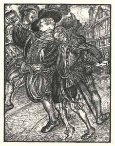 Shakespearova píseň: „A nech mě cinkat canakin“ (litho) od Henry Ospovat