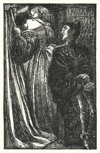 Shakespearova píseň: „Už nevzdychejte, dámy“ (litho)