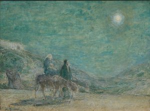 Útěk do Egypta, asi 1916 (olej na dřevěné desce) od Henry Ossawa Tanner