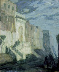 Moonlight: Hradby Tangeru od Henry Ossawa Tanner
